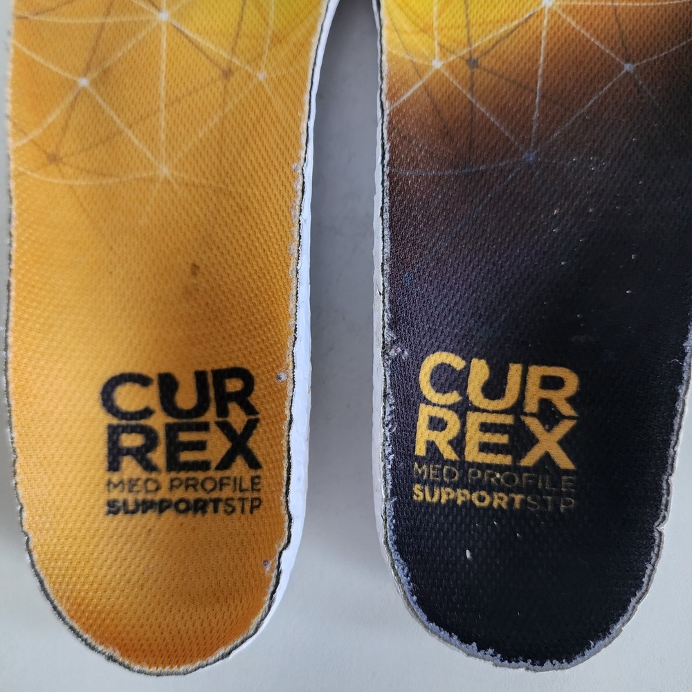 Currex SupportSTP Med Profile Arch Support Insoles Yellow Black Size Small S - Picture 6 of 6